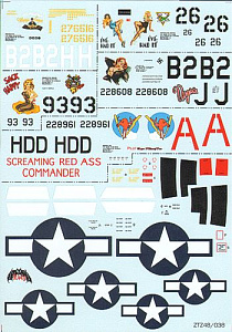 Decal 1/48 Republic P-47D Thunderbolt (Zotz)