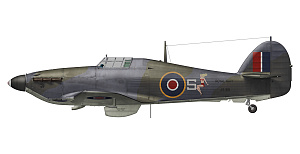 Model kit 1/72 Sea Hurricane Mk.IIc (3x camo) (Arma Hobby)