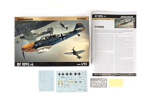 Model kit 1/72 Messerschmitt Bf-109E-4 ProfiPACK edition (Eduard kits)