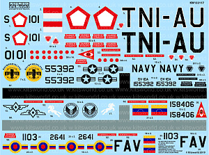 Decal 1/32 North-American/Rockwell OV-10F Bronco (Kits-World)