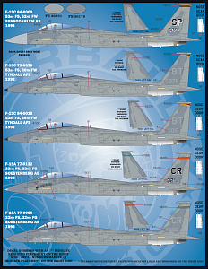 Decal 1/48 'USAFE MOD Eagles' (Furball Aero-Design)