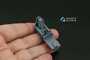 MiG-21MF (Gorkiy plant) 3D-Printed & coloured Interior on decal paper (Eduard) (with 3D-printed resin parts)