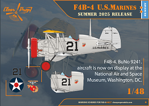 Model kit 1/48 Boeing F4B-4 US Marines (Clear Prop)