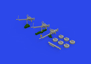 Additions (3D resin printing) 1/48 Avro Anson Mk.I guns (3D-Printed) (designed to be used with Airfix kits)