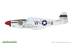 Model kit 1/48 North-American P-51B MALCOLM HOOD Weekend edition (Eduard kits)