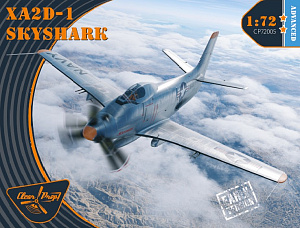 Model kit 1/72 Douglas XA2D-1 Skyshark (Clear Prop)