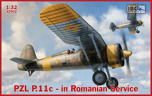 Model kit 1/32 PZL P.11c Fighter in Romanian Service (IBG Models)