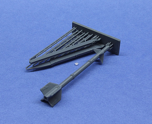 Additions (3D resin printing) 1/32 AIM-9B missile 4 pcs. set. (KepModels)