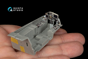 F-15C PAD-upgraded 3D-Printed & coloured Interior on decal paper with resin parts (GWH)