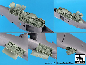 Additions (3D resin printing) 1/48 Mil Mi-24V/VP Mi-24P Hind BIG set (designed to be used with Zvezda kits)