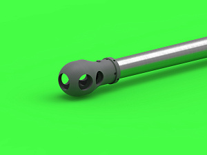 Military vehicle detailing sets (brass) 1/72 Sherman VC Firefly - Ordnance QF 17pdr (76.2mm) gun barrel