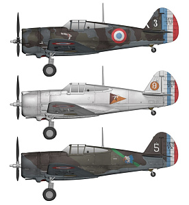 Model kit 1/72 Curtiss H-75 A1/A2 (Arma Hobby)