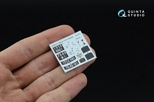 Citroen 11CV 3D-Printed & coloured Interior on decal paper (Tamiya) (with 3D-printed resin parts) 