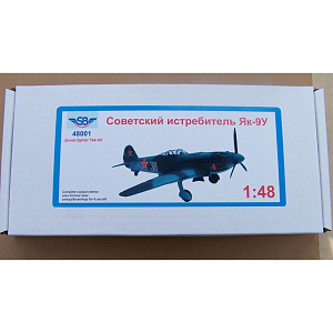 Model kit (3D resin printing) 1/48 Soviet Yak-9U fighter (Scale Bureau)