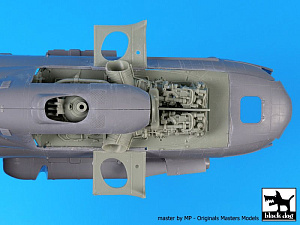 Additions (3D resin printing) 1/48 Mil Mi-8MT engines (designed to be used with Zvezda kits) 