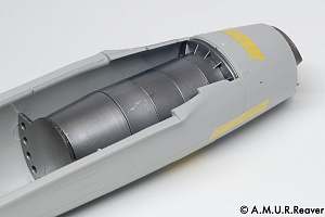 Additions (3D resin printing) 1/32 The inlet device and nozzle of the SNECMA Atar 9B engine for the Dassault Mirage IIIC/CJ models (A.M.U.R.Reaver) 