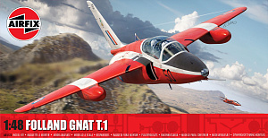 Model kit 1/48 Folland Gnat T.1 (Airfix) (damage box)