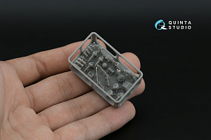 KrAZ-260 3D-Printed & coloured Interior on decal paper (Takom) (with 3D-printed resin parts)