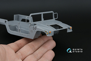 Humvee family 3D-Printed & coloured Interior on decal paper (ICM)
