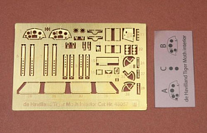 Additions (3D resin printing) 1/48 de Havilland Dh-82a Tiger Moth cockpit set (designed to be used with Airfix kits)