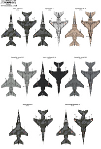 Decal 1/48 Sepecat Jaguar GR.1/GR.1A Part 1 (7) (Xtradecal)