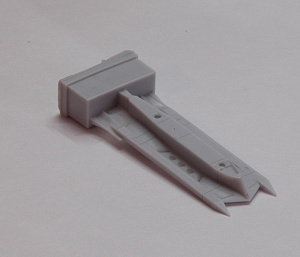 Additions (3D resin printing) 1/72 Two-post beam holder with B-8M NAR units (Advanced Modeling) 