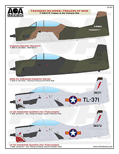 Decal 1/32 Trojans At War - T-28 Trojans in the Vietnam War (AOA Decals)