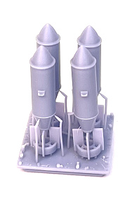 Additions (3D resin printing) 1/72 FAB-250TS bombs (4pcs) (Mazhor Models)