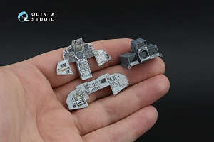 Tornado Gr.1 3D-Printed & coloured Interior on decal paper (Italeri) (with 3D-printed resin parts)