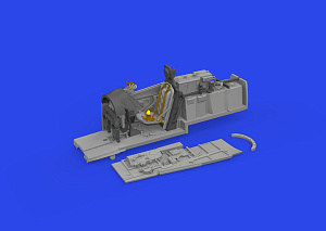 Additions (3D resin printing) 1/72 North-American P-51D-10 Mustang cockpit PRINT 1/72 (designed to be used with Eduard kits)