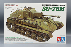 Model kit 1/35 Russian Self-Propelled Gun SU-76M (Tamiya)