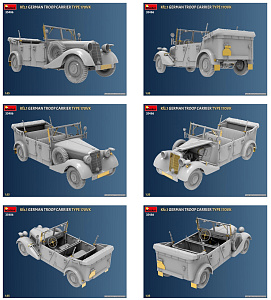 Model kit 1/35 Kfz.1 German Troop Carrier Type 170VK (MiniArt)