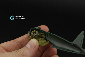 A6M2 Zero (Mitsubishi Prod.) 3D-Printed & coloured Interior on decal paper (Fine molds)
