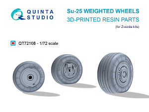 Su-25 Wheighted wheels (Zvezda)