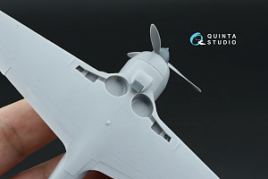 La-5 Detailing Set Pt.1. Powerplant group: Engine, Propeller spinner, Cowl and radiator flaps, Exhaust stacks (Zvezda)