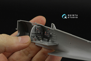 Nakajima Ki-44 3D-Printed & coloured Interior on decal paper (Hasegawa)