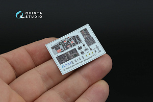 UH-1D early/UH-1H early 3D-Printed & coloured Interior on decal paper (Kitty Hawk)