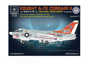 Decal 1/72 A-7E US NAVAL Air Test Center (HAD)