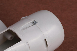 Additions (3D resin printing) 1/72 Grumman S-2F Tracker Engine & Exhaust set (designed to be used with Hasegawa kits)