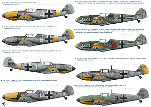 Decal 1/72 Bf-109 E North (Colibri Decals)