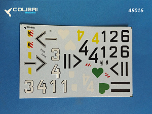 Decal 1/48 Fw-190 A4 Jg 54 (Colibri Decals)