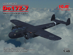 Model kit 1/48 Dornier Do-17Z-7 WWII German Night Fighter (ICM)