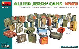 Diorama bases 1/48 ALLIES JERRY CANS WWII (MiniArt) 