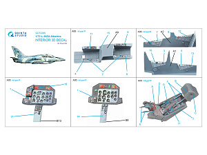 L-39ZA Albatros 3D-Printed & coloured Interior on decal paper (Eduard)