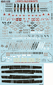 Decal 1/32 McDonnell-Douglas F/A-18C Hornet 164277 (Furball Aero-Design)