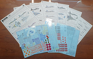 Decal 1/48 Sukhoi Su-30SM Flankers from Irkutsk (Begemot)