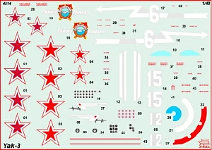 Model kit 1/48 Yakovlev Yak-3 Soviet WWII Fighter (Zvezda)