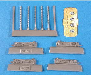 Additions (3D resin printing) 1/48 Browning M2 0.5 Cal Flexible (Vector) 