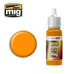 Acrylic paint CRYSTAL ORANGE (Ammo Mig) (17ml) 