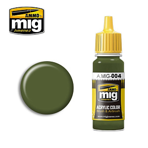 Acrylic paint RAL 6011 RESEDAGUN (Ammo Mig) (17ml) 